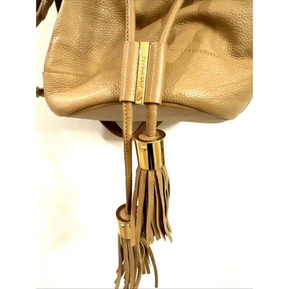 SEE BY CHLOE Vicki Taupe Leather Bucket Bag - Picture 3 of 13